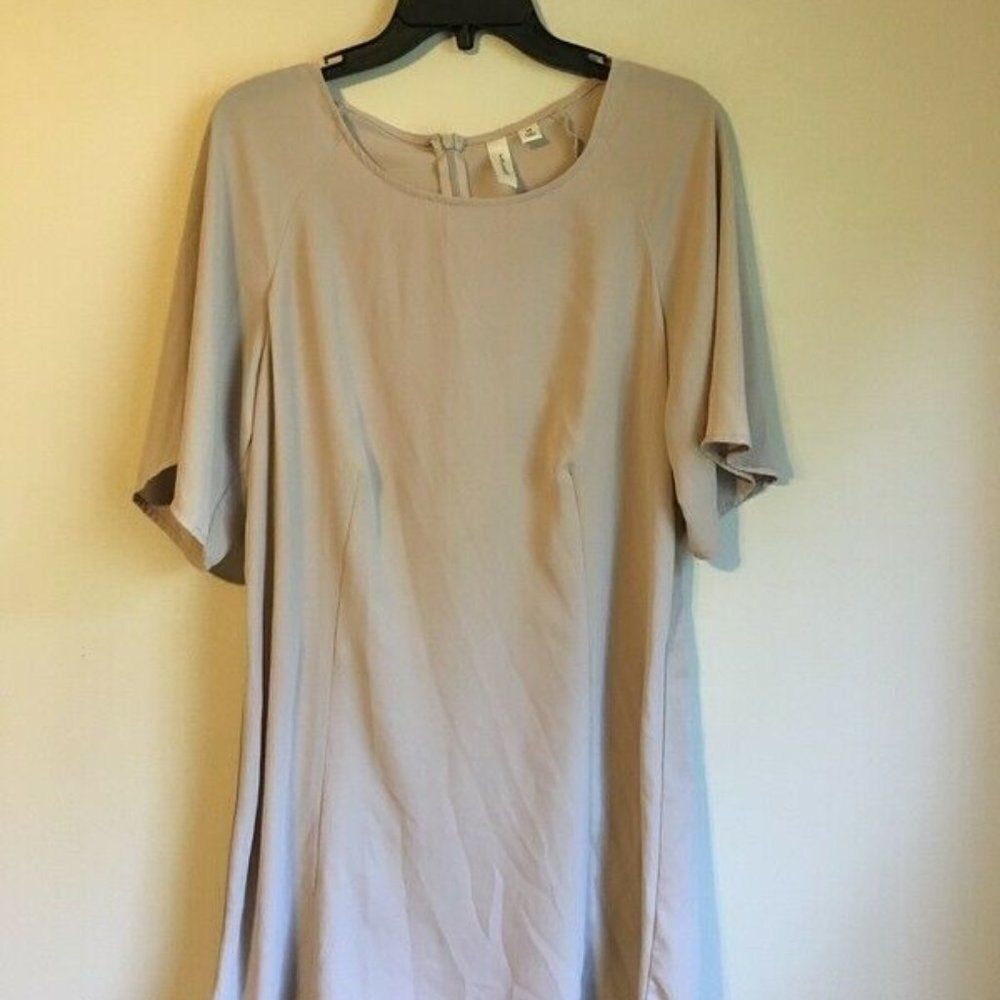 Tacera medium beige dress‎